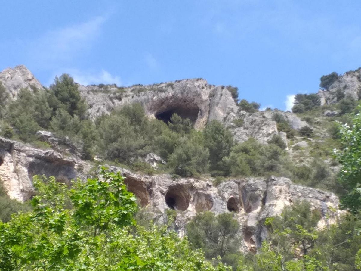 Maison Au Coeur De Fontaine De Vaucluse, Nichee Sur Le Rocher Et Surplombant La Sorgue Екстериор снимка