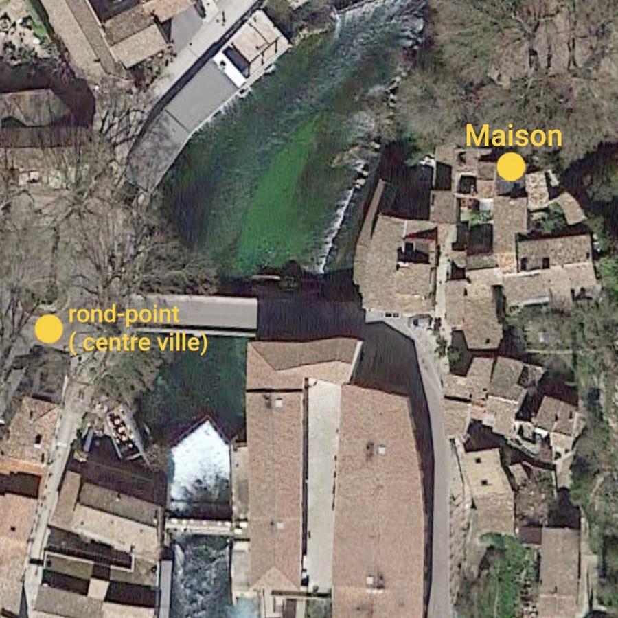 Maison Au Coeur De Fontaine De Vaucluse, Nichee Sur Le Rocher Et Surplombant La Sorgue Екстериор снимка